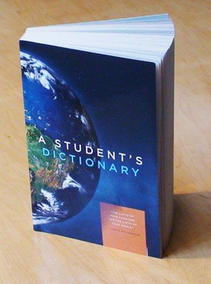 Dictionary Standing On Wood