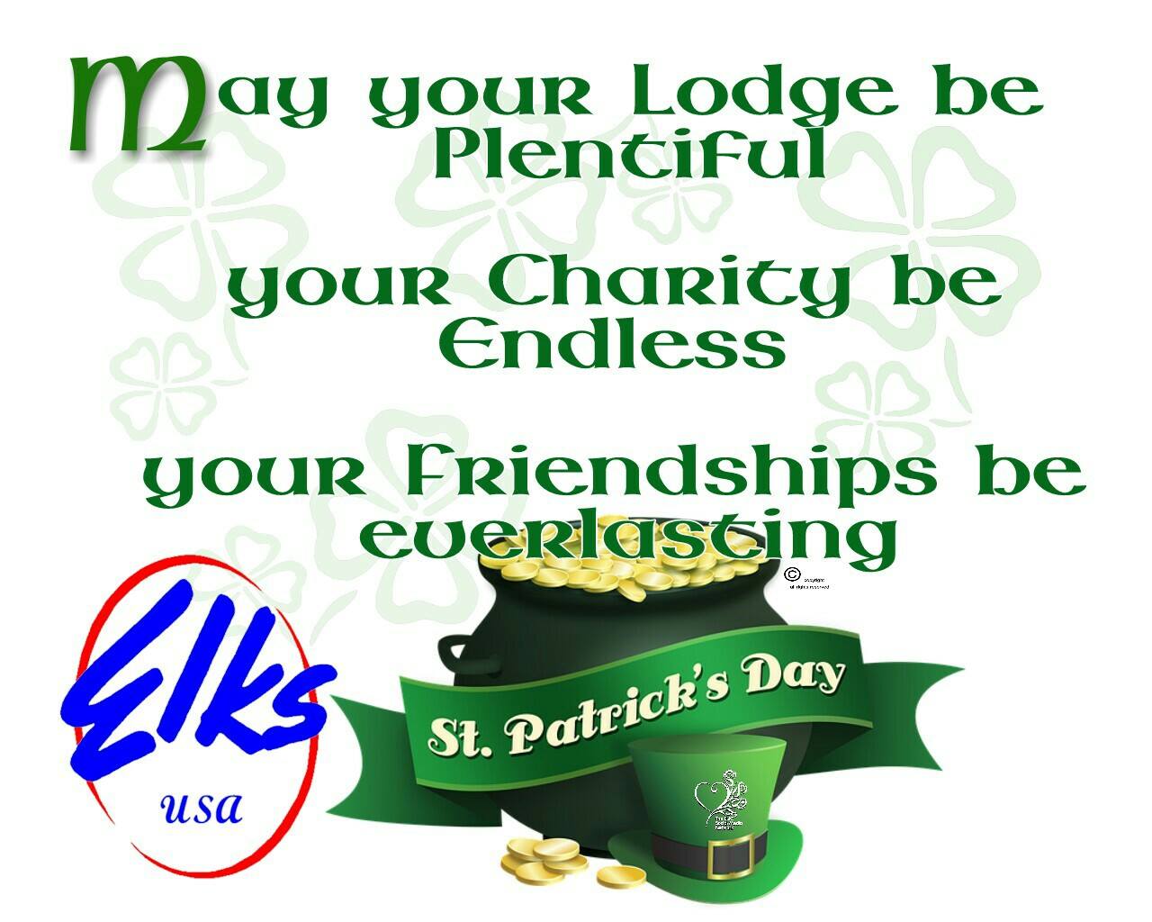 2025 st patricks day celebration at the elks lodge