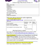 A form that is written in yellow and has instructions for people to sign.