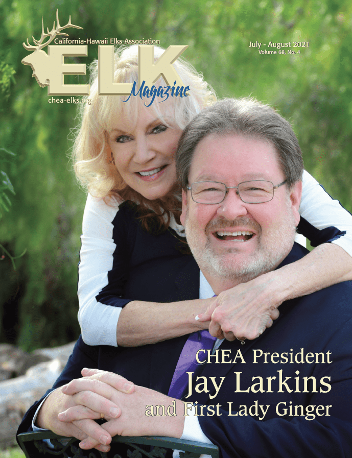 Smiling couple portrait outdoors on magazine cover