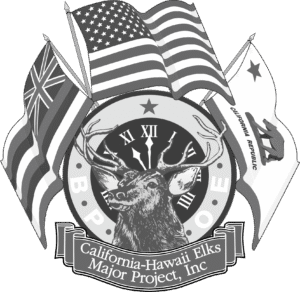 California-Hawaii Elks logo with flags