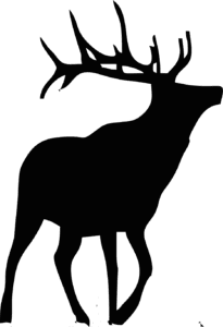 Solid black vertical rectangle